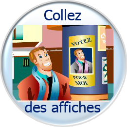 Collez des affiches
