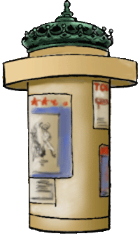 colonne morris pour affichage