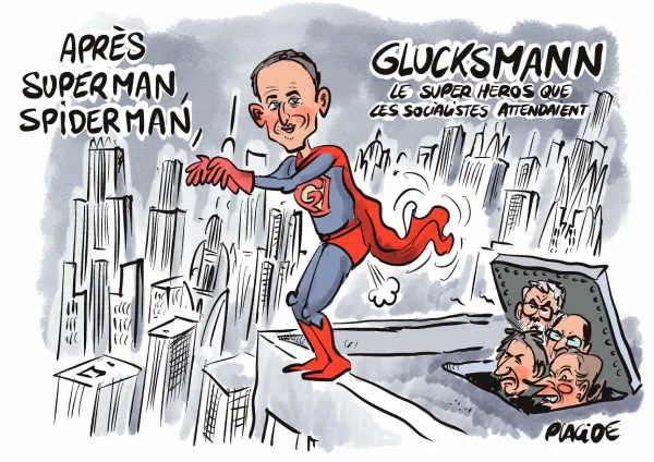 Le super-héro Glucksman, son superpouvoir : le charisme.