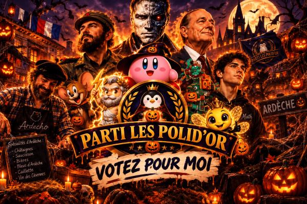 Logo du parti Polid'or is back